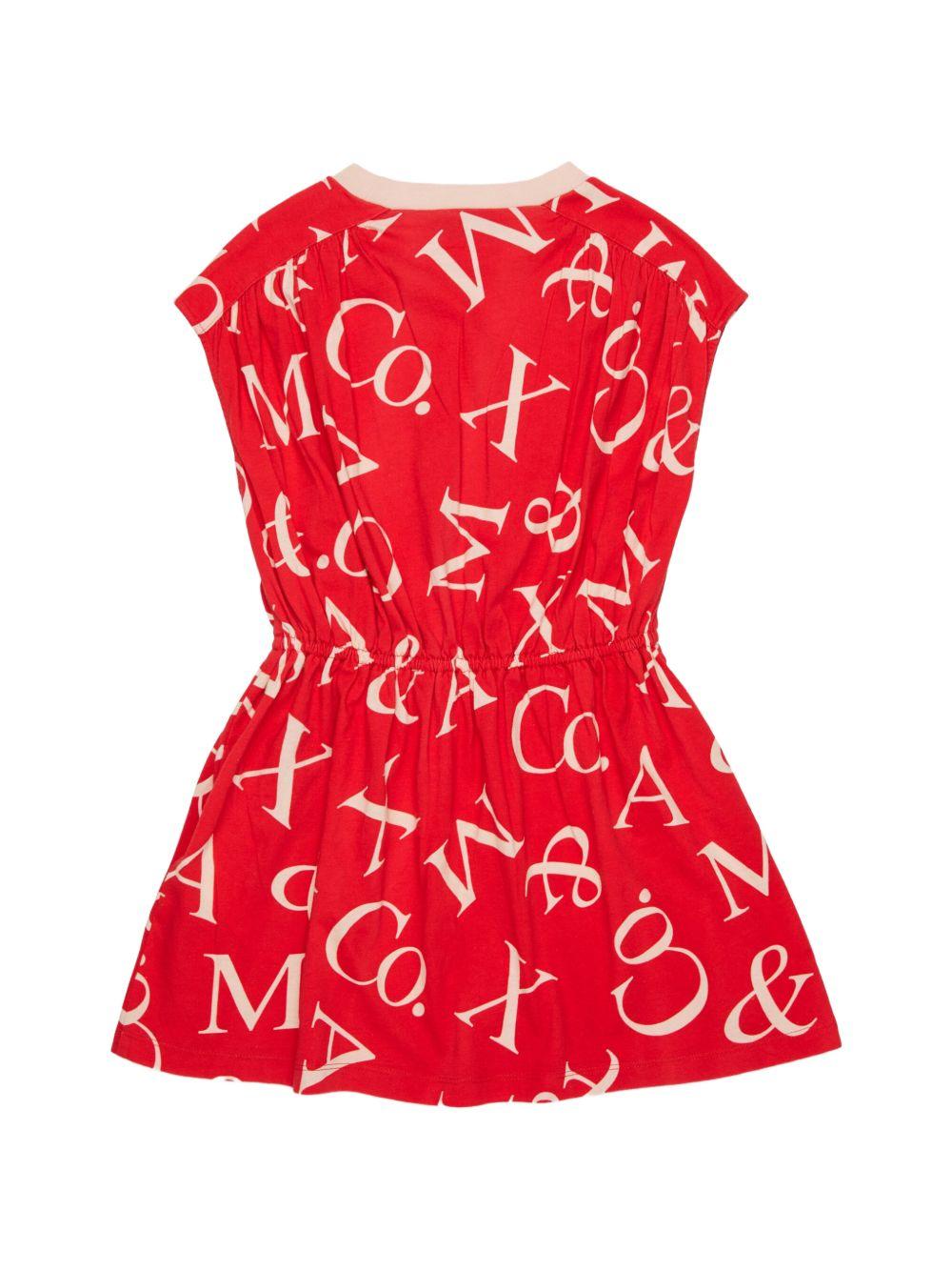 Abito rosso per bambina MX0267MX01B MX400 Max&co Kids 