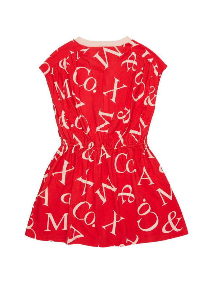 Abito rosso per bambina MX0267MX01B MX400 Max&co Kids 