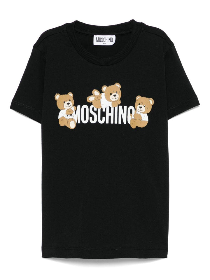 T-shirt nera per bambino