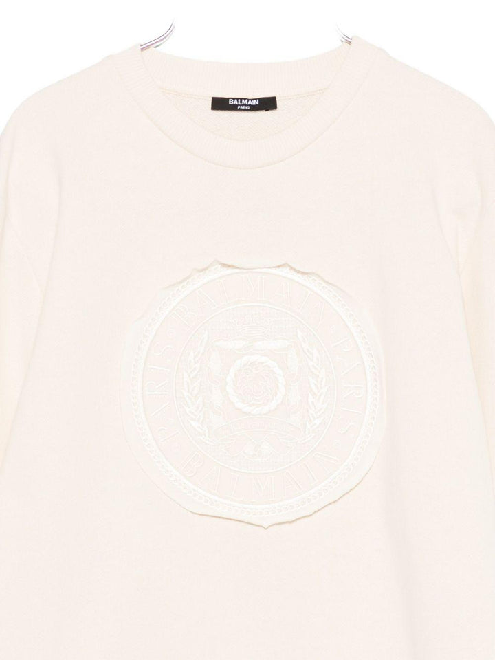 Felpa beige per bambino