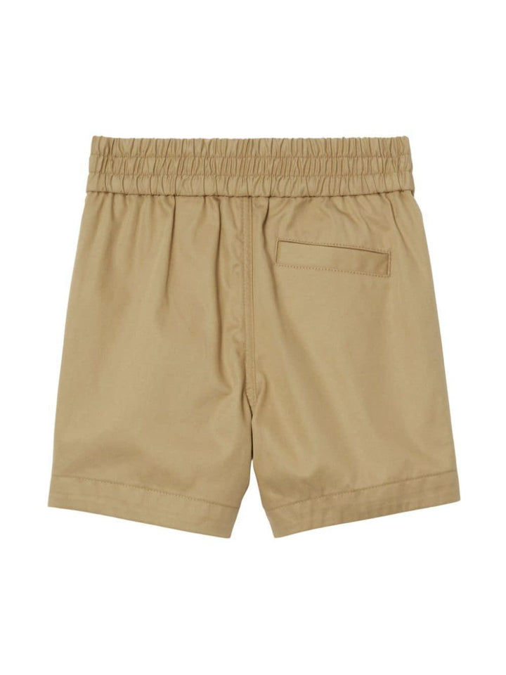 Bermuda beige per bambino con logo 8078257 A7026 Burberry Kids 