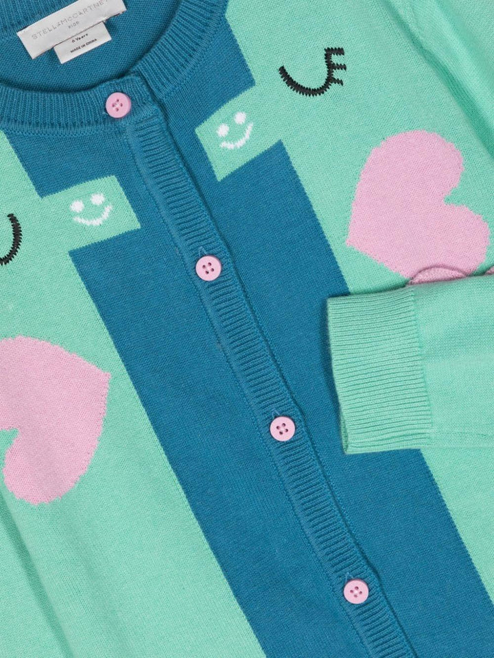 Green cardigan for girls
