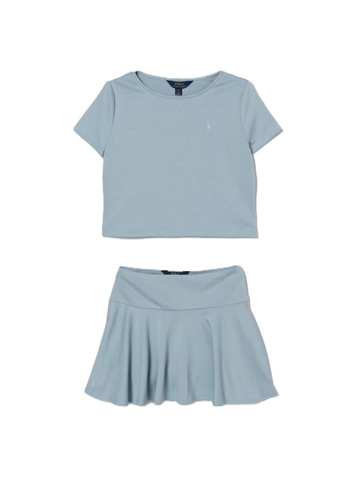 Completo celeste per bambina 312965215 501 Ralph Lauren Kids 