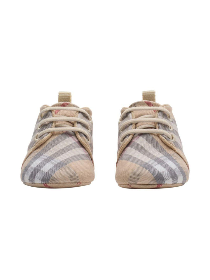 Scarpe beige sabbia per neonato 8108372 A2205 Burberry Kids 