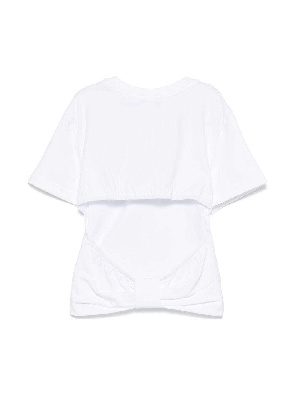 T-shirt bianca per bambina