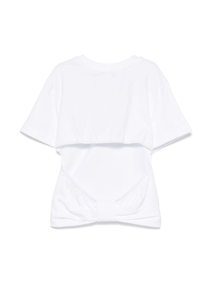 T-shirt bianca per bambina