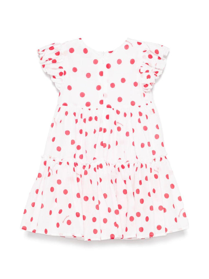 Abito bianco/rosa per neonata