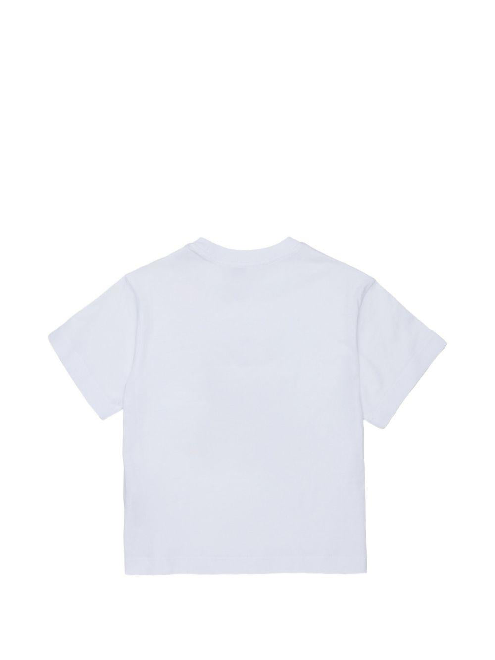 T-shirt bianco per bambina MX0390MX02I MX100 Max&co Kids 