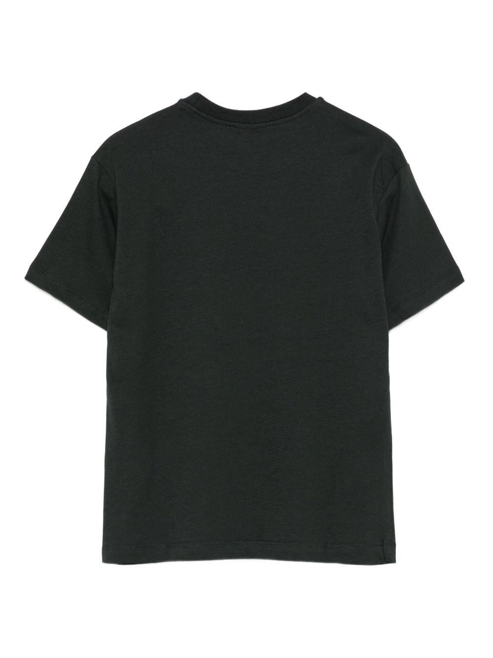 T-shirt nera per bambino F5MSJBTH249 MS040 Msgm Kids 