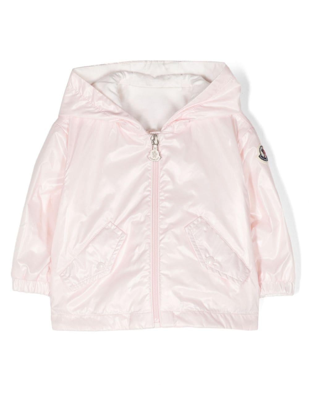 Pink Camelien jacket for baby girls