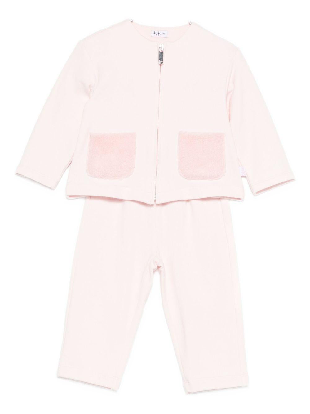 Completo rosa per neonata A25GDF0015M0100 3030 Il Gufo 