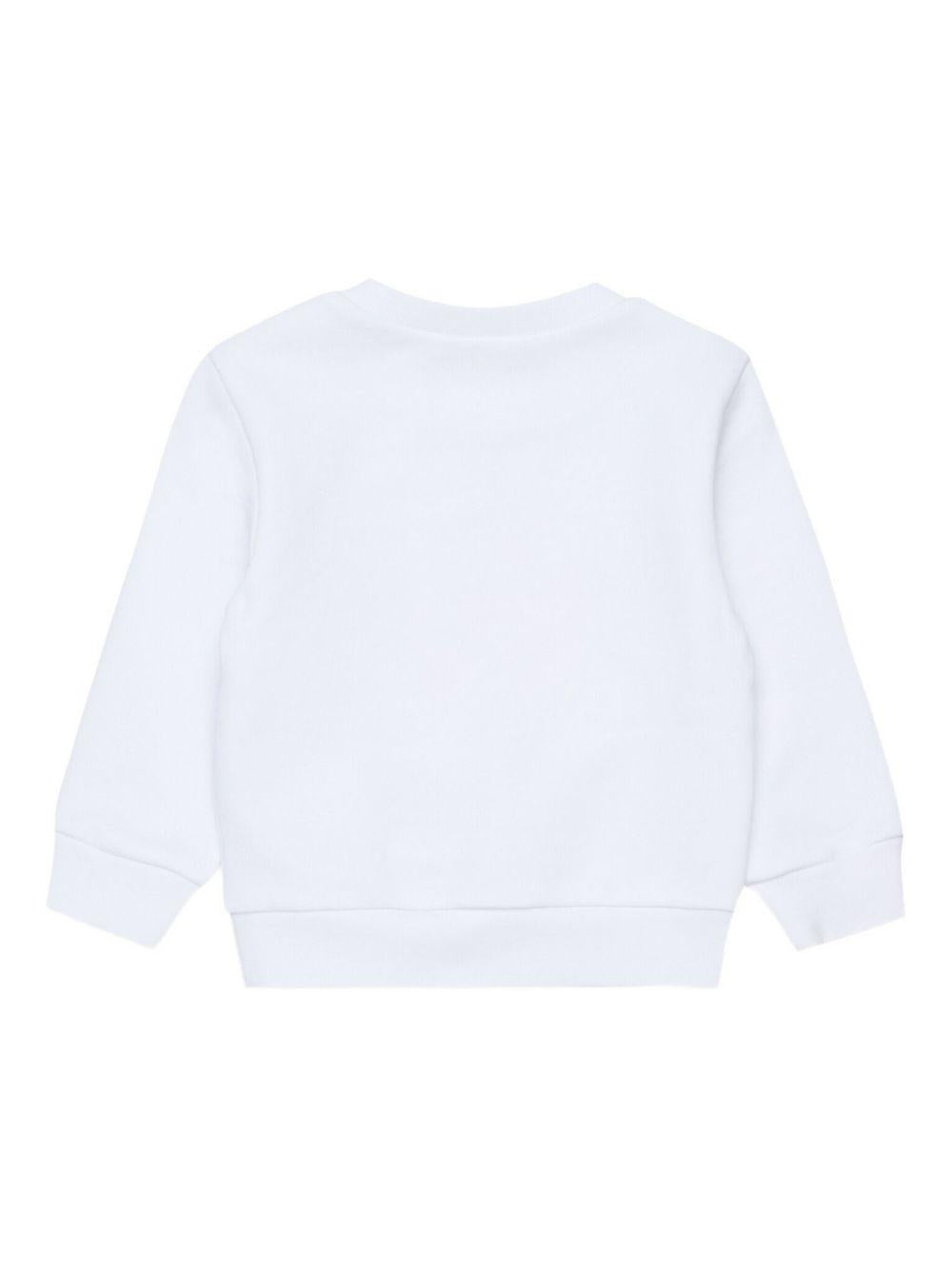 Felpa bianca per neonato DQ3279D0AGW DQ100 Dsquared2 Kids 