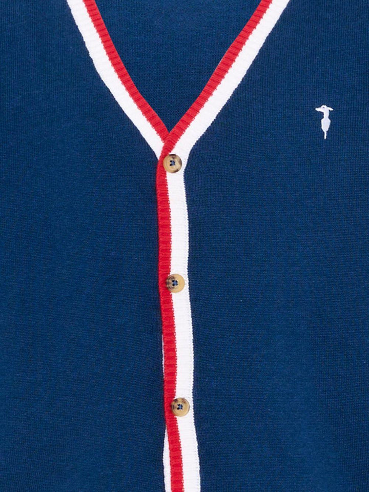 Cardigan blu per bambino TIP26007CDK BLU Trussardi Kids 