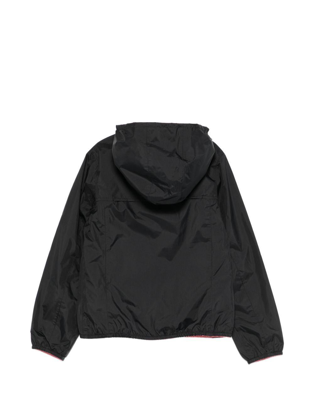 Giubbotto nera/rosa per bambina K61313W C62 K-Way Kids 