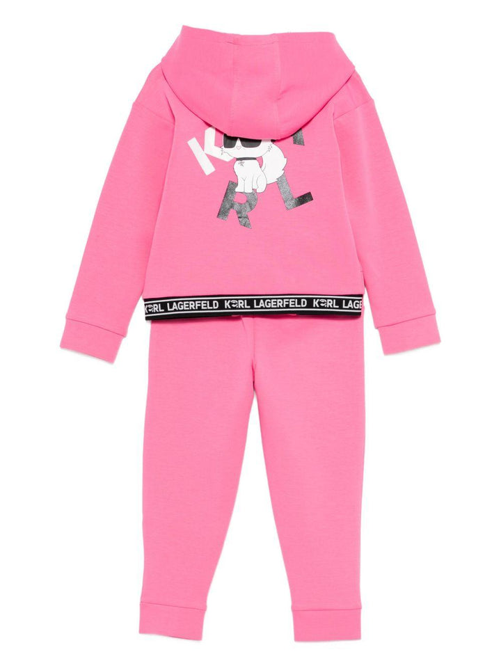 Completo rosa per bambina Z30649K 48V Karl Lagerfeld Kids 