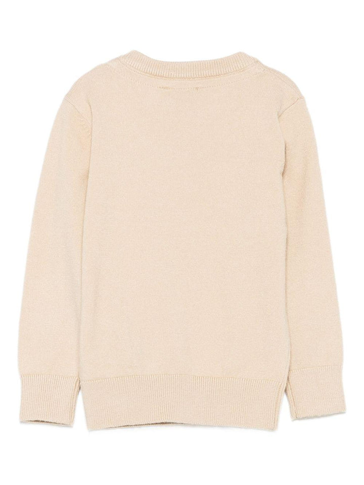 Maglione beige per neonato TIA25020MA BRO Trussardi Kids 