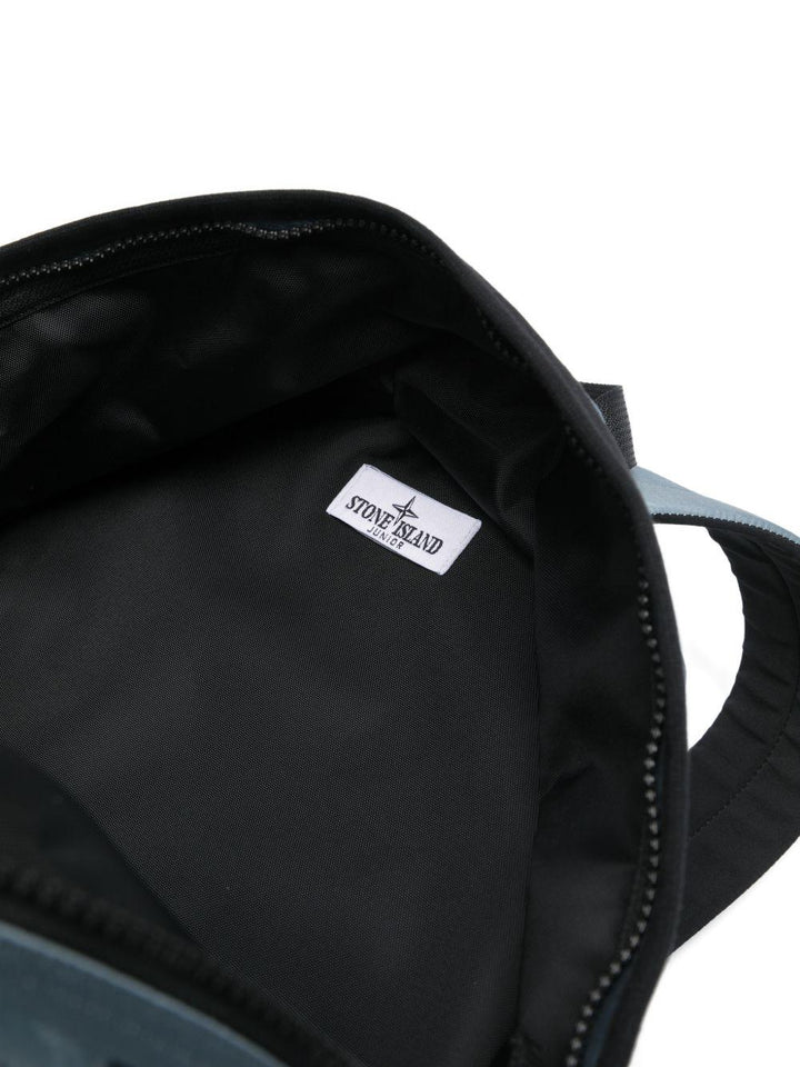 Zaino blu per bambino 69200003S0064 V004A Stone Island Kids 