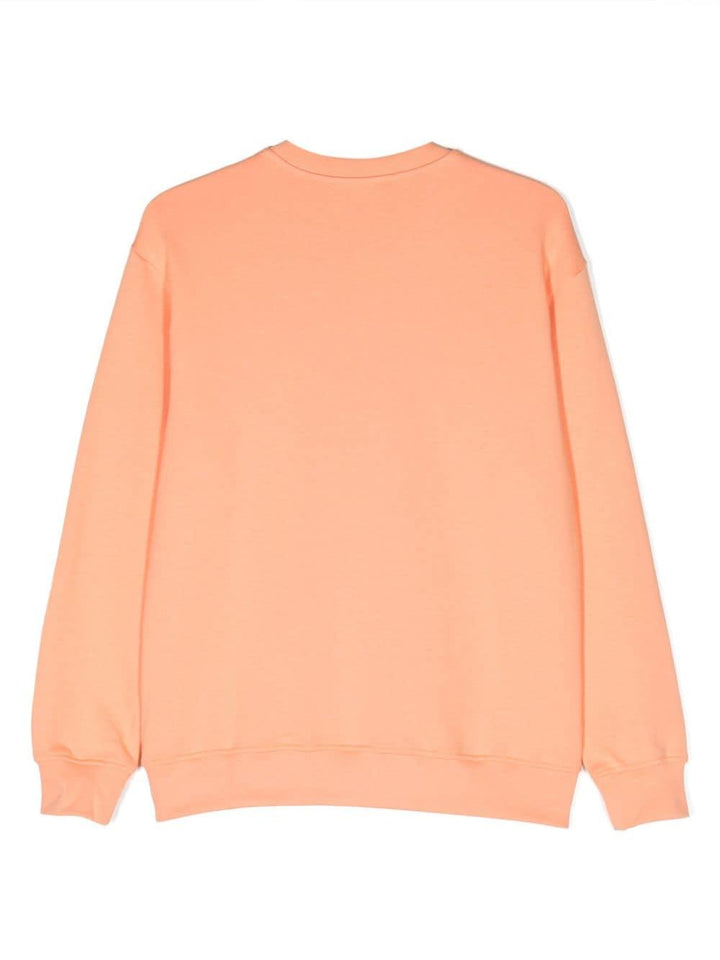 Felpa pesca per bambini con logo S4MSJUSW023 077 Msgm Kids 