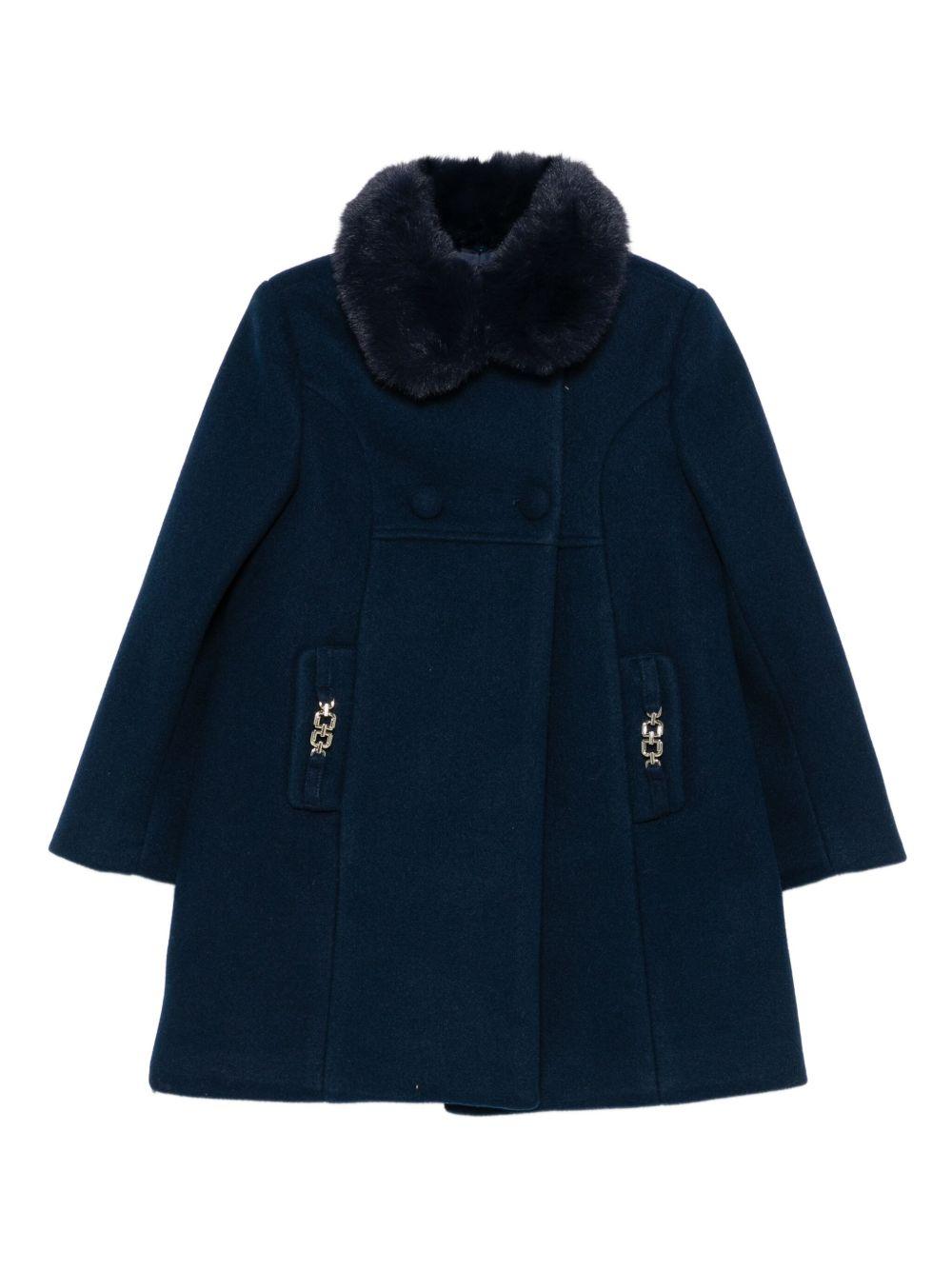 Cappotto blu scuro per bambina 5846 093 Abel & Lula 