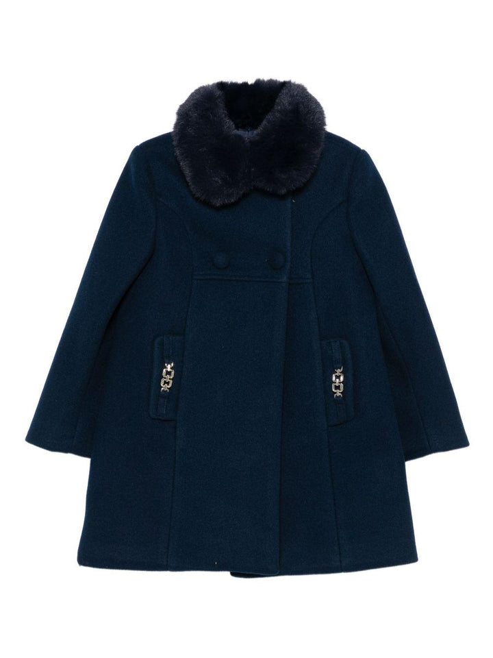 Cappotto blu scuro per bambina 5846 093 Abel & Lula 