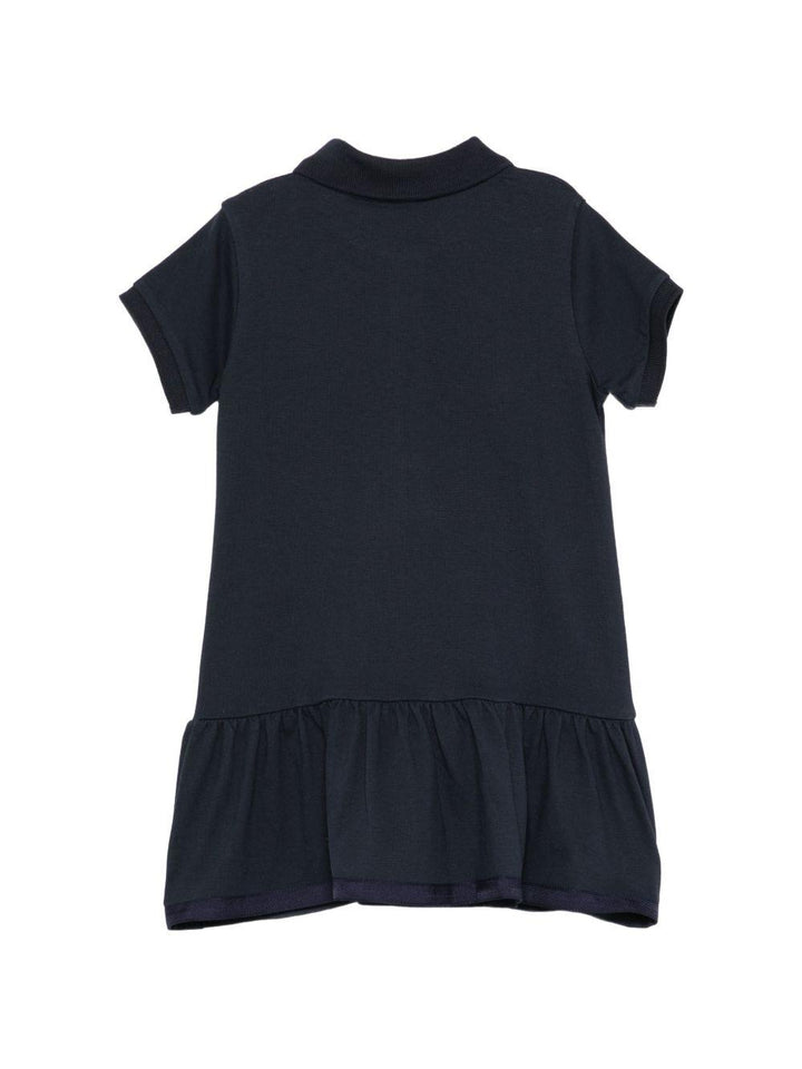 Abito blu navy per bambina 9548I000148496F 773 Moncler Kids 