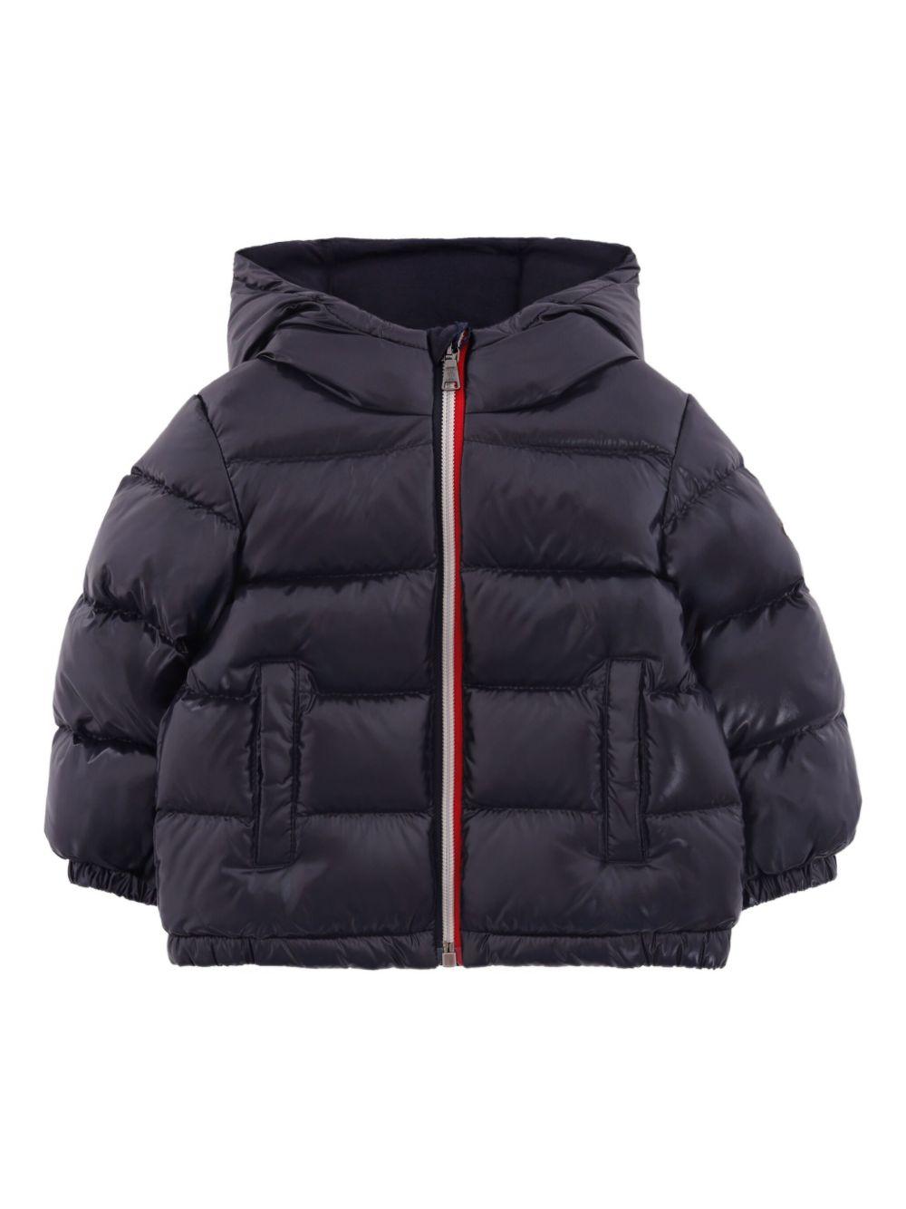 Giubbotto blu per neonato 9511A00002597Z8 742 Moncler Kids 