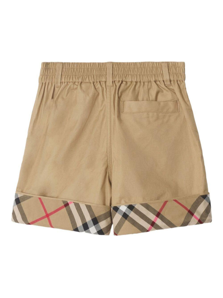 Bermuda beige per bambino 8117173 B9719 Burberry Kids 