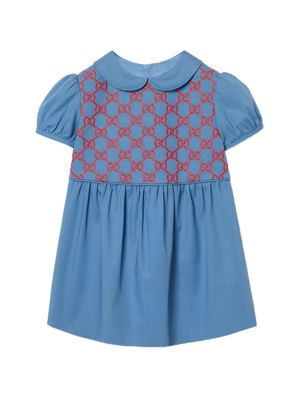 Abito blu per neonata 856521ZB365 4131 Gucci Kids 