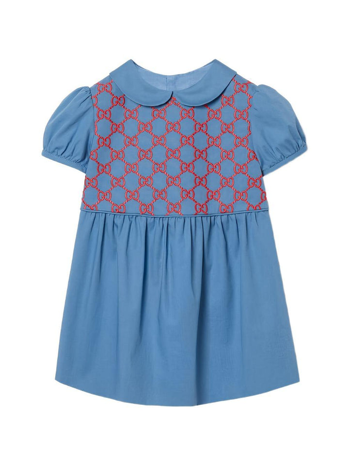 Abito blu per neonata 856521ZB365 4131 Gucci Kids 