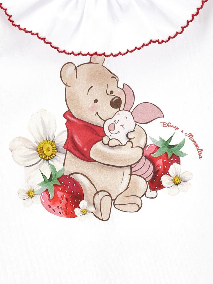 Tutina bianca per neonata 35G2077084 0099 Monnalisa Kids 