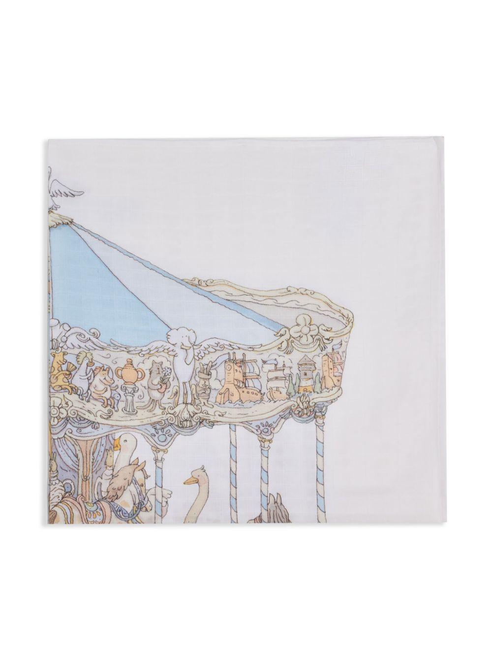 Coperta bianca per neonato CACQCARB BU Atelier Choux 