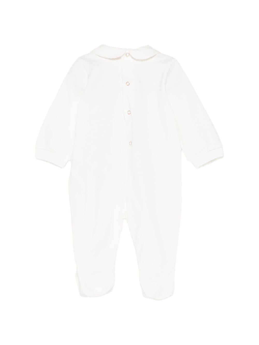 Tutina bianca per neonata ENTU1530JF054 0004 Elisabetta Franchi Kids 
