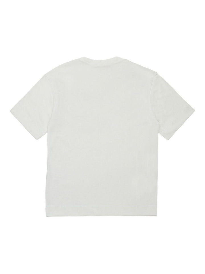T-shirt bianca per bambino M002MVM00RF 0M114 Marni Kids 