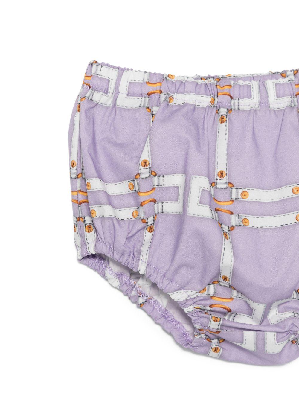 Abito lilla per neonata ENAB0740CAE06 D881 Elisabetta Franchi Kids 