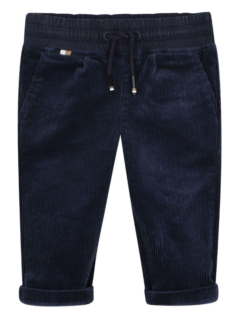 Pantalone blu navy per neonato J52438 849 Boss Kids 