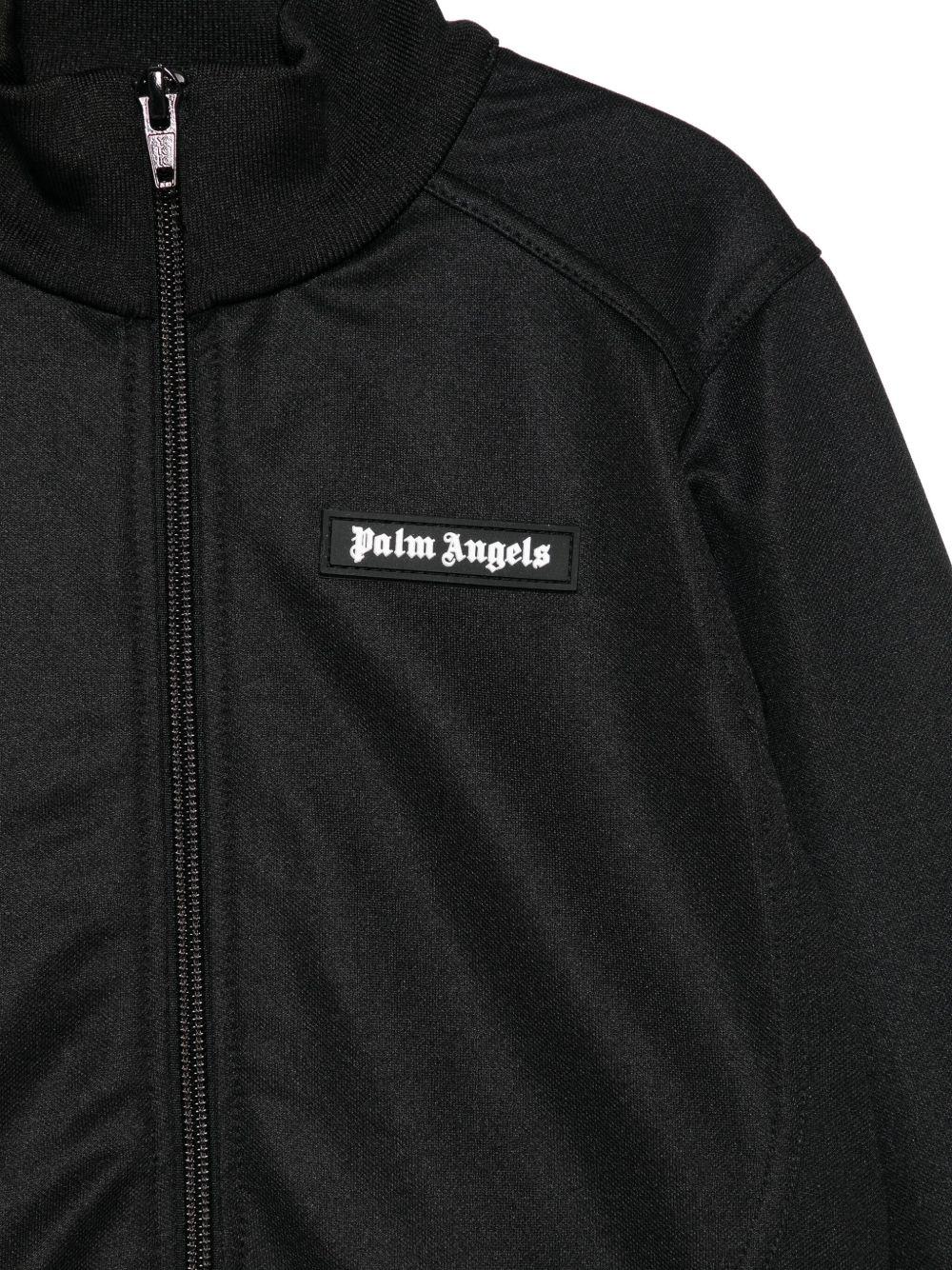 Felpa nera per bambino PBBD014F25FAB001 1003 Palm Angels Kids 