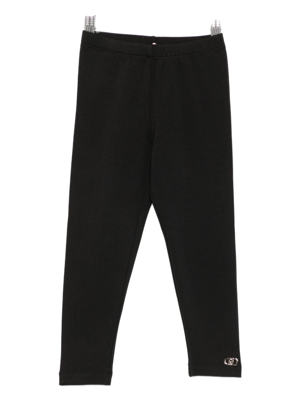 Pantalone nero per bambina KF5012J3763 22222 Liu Jo 