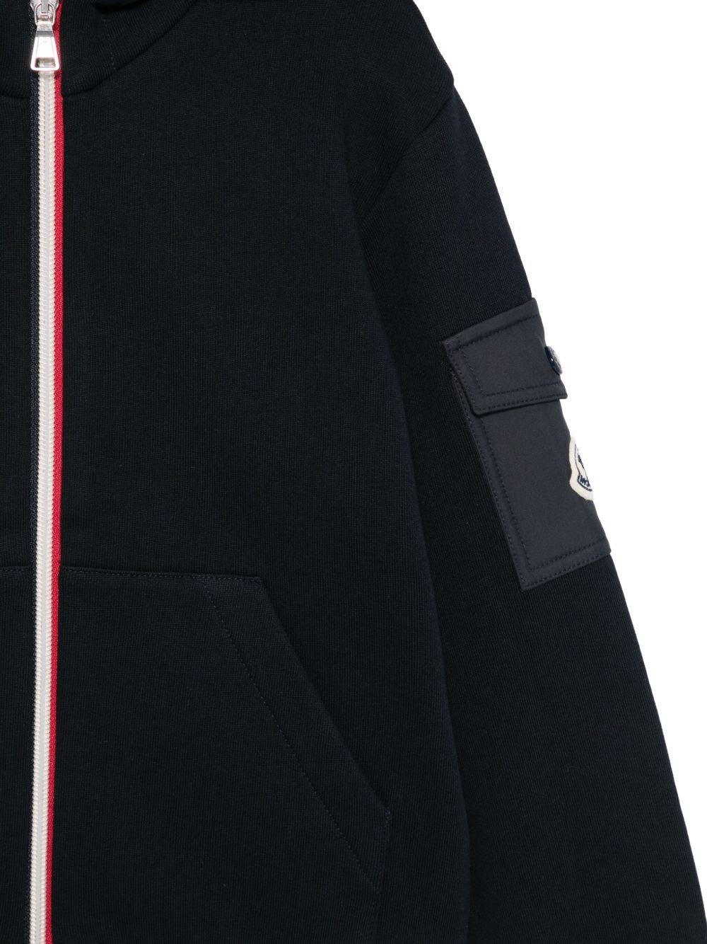 Cardigan blu navy per bambino 9548G00026899PS 778 Moncler Kids 
