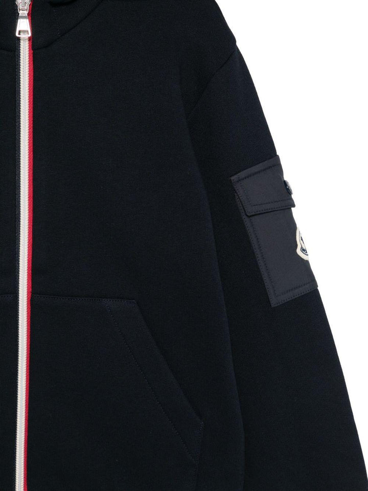 Cardigan blu navy per bambino 9548G00026899PS 778 Moncler Kids 