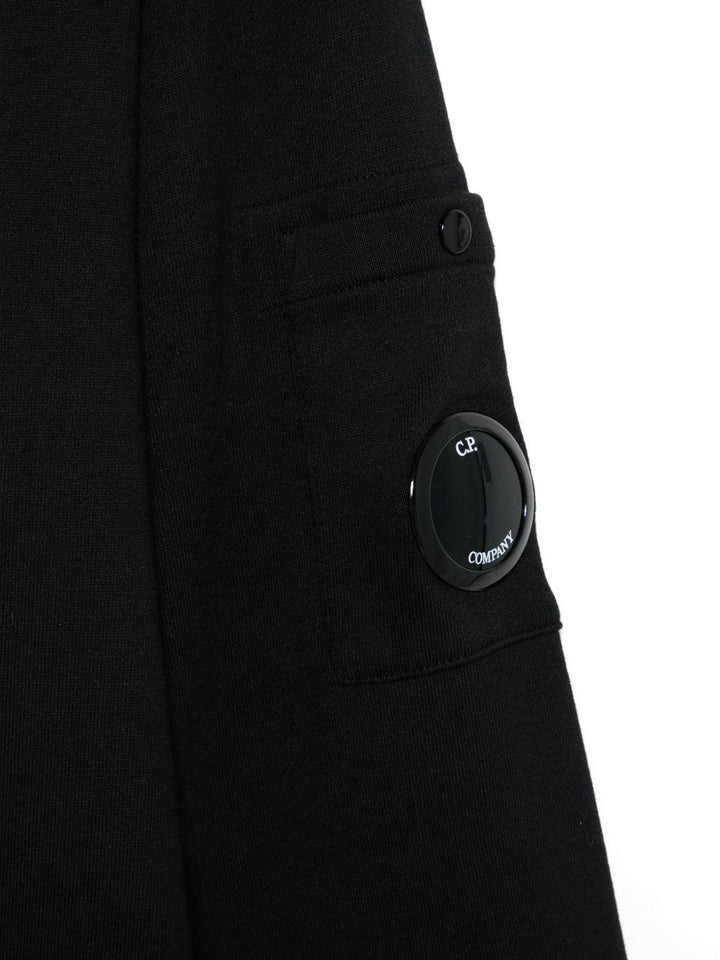 Felpa nera per bambino CNF00XLCA69 60100 C.P Company Kids 