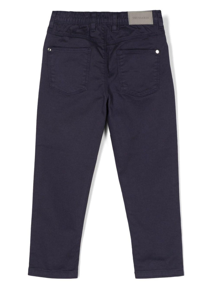 Pantalone blu per bambino con logo