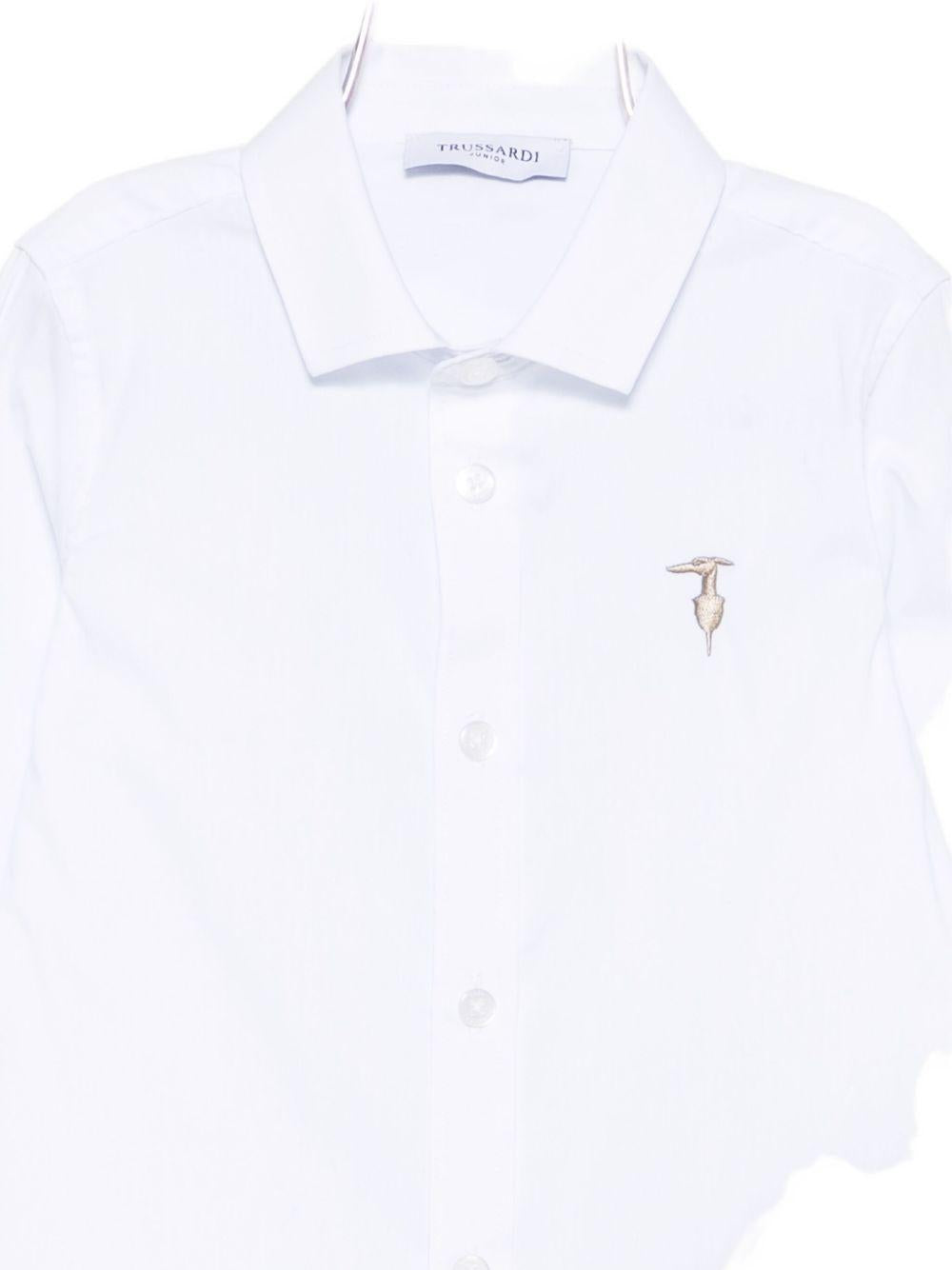 Camicia bianca per bambino TBA25020CA WHI Trussardi Kids 