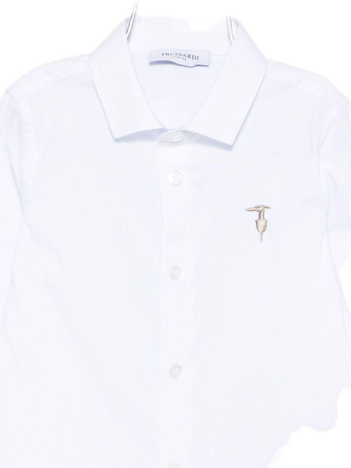 Camicia bianca per bambino TBA25020CA WHI Trussardi Kids 
