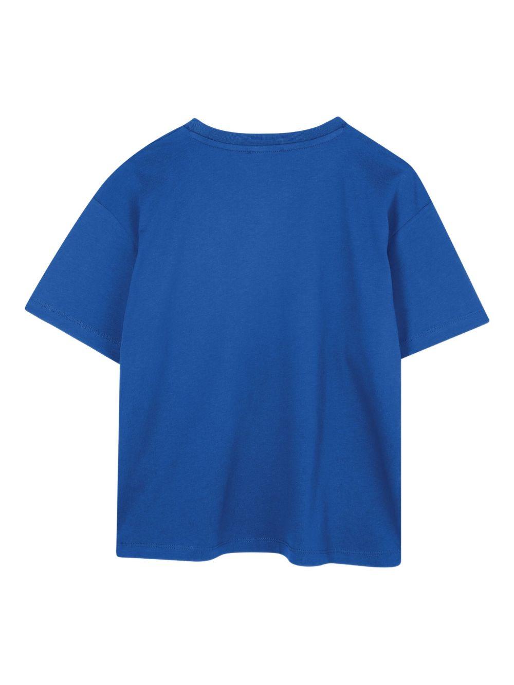 T-shirt blu elettrico per bambino K61494 871 Kenzo Kids 