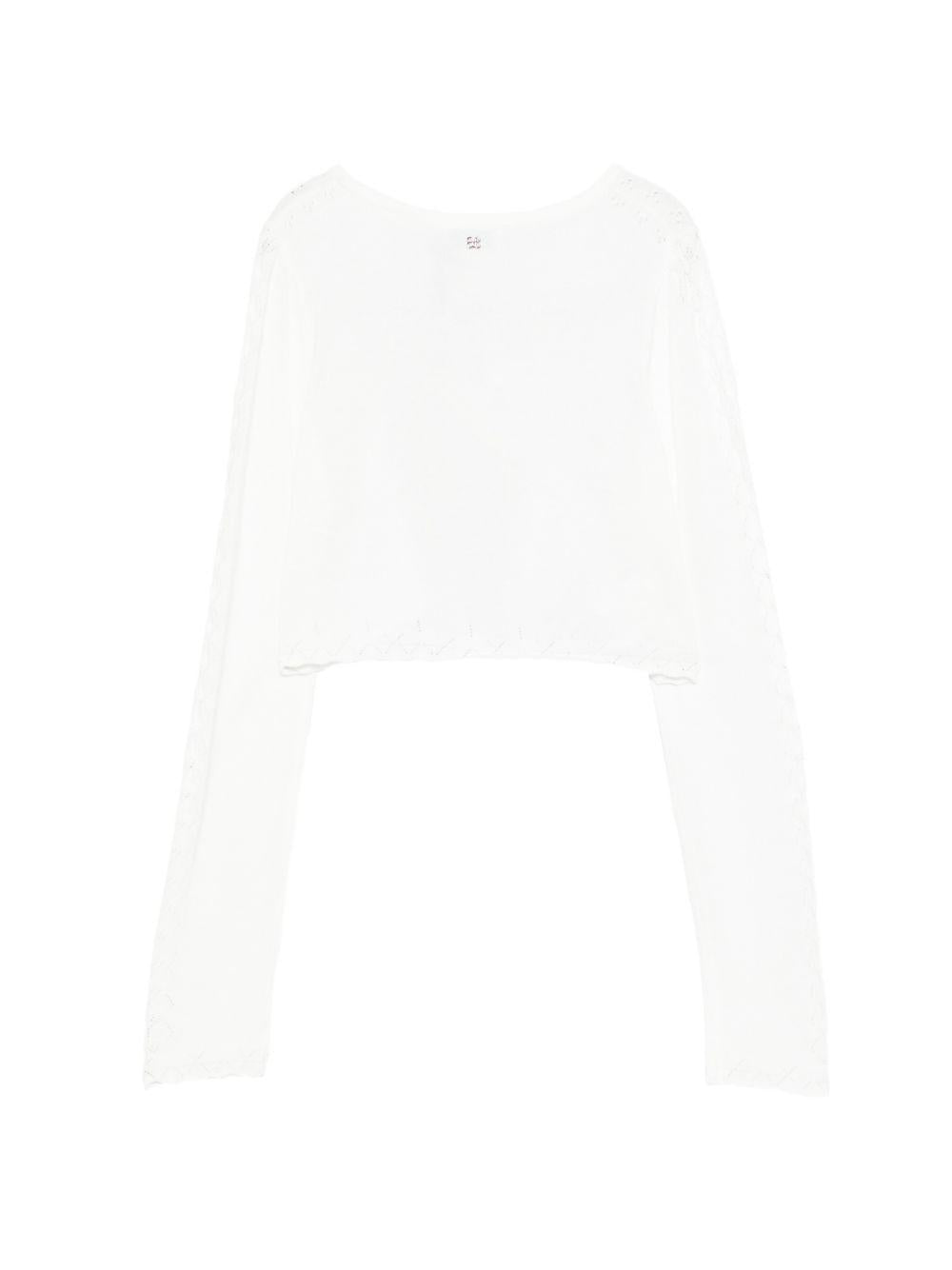 Cardigan bianco per bambina 5304 043 Abel & Lula 