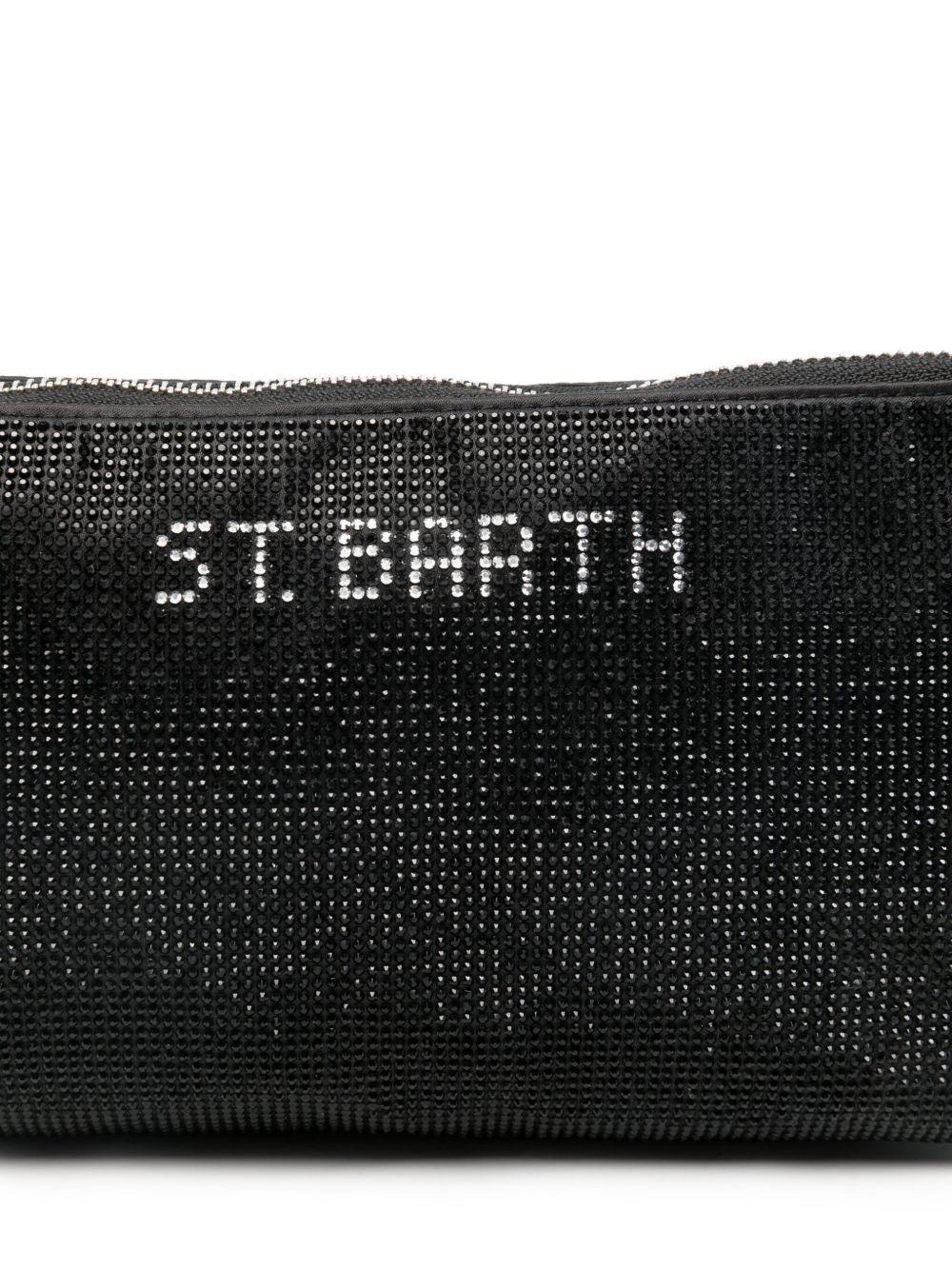 Borsa nera per bambina STRAS001 02028I MC2 Saint Barth Kids 