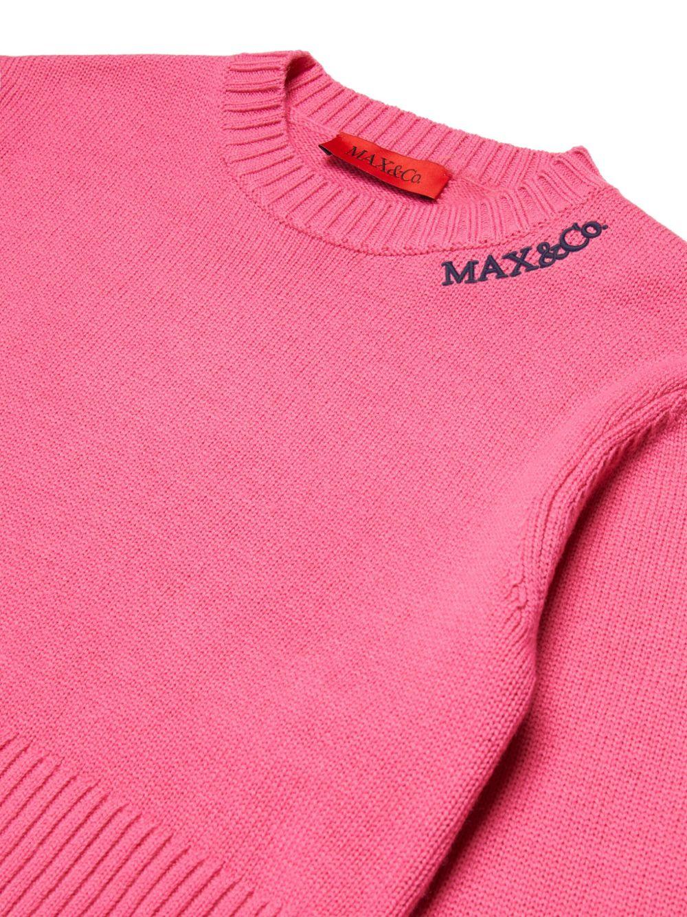 Maglione rosa per bambina MX0251MX043 MX309 Max&co Kids 