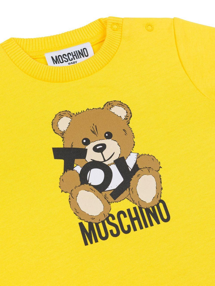Abito giallo canarino per neonata