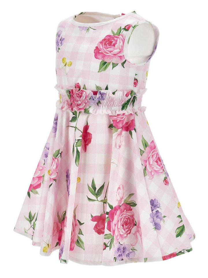 Abito multicolor per bambina 11G9087621 0090 Monnalisa Kids 