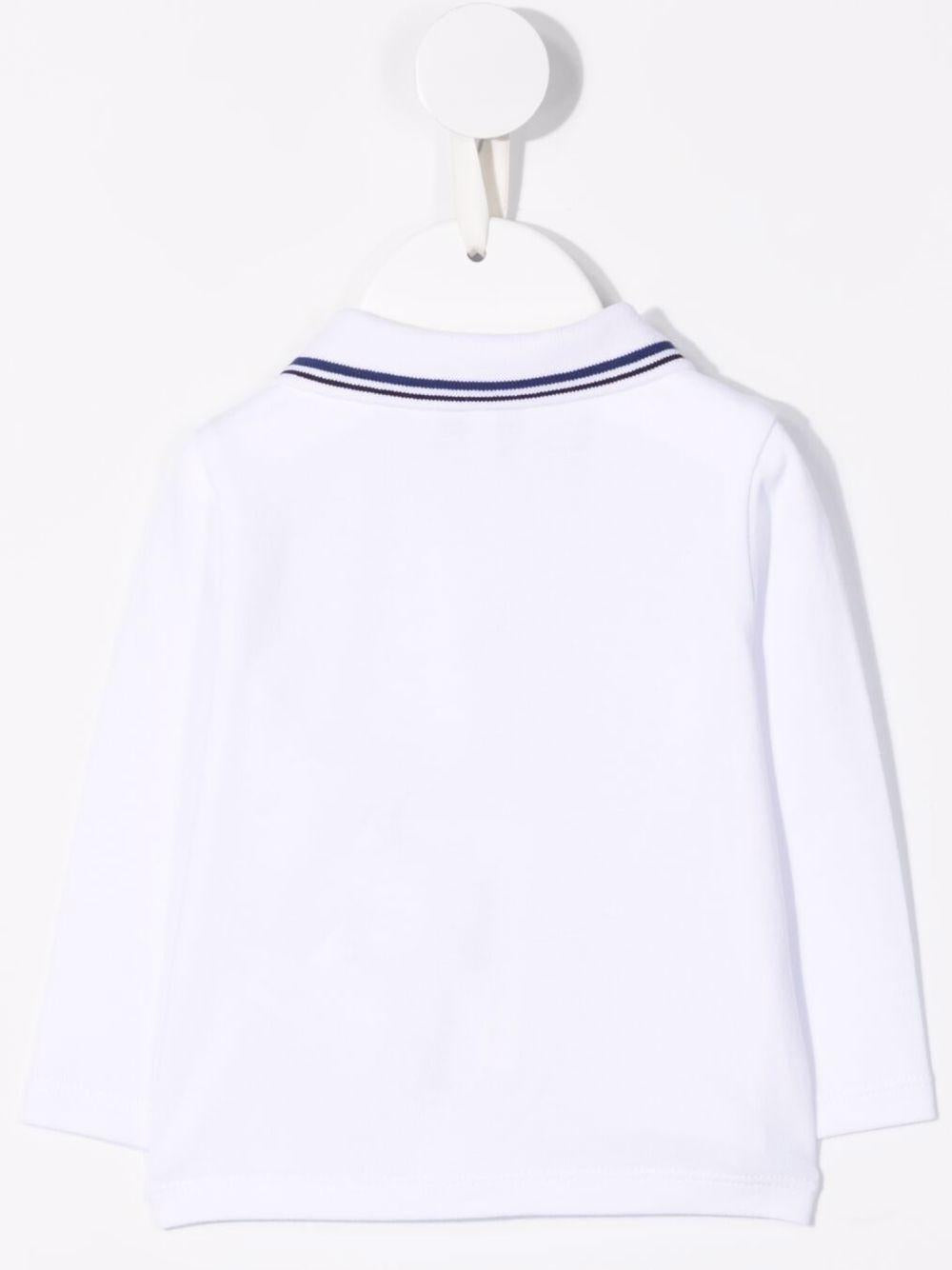 Polo bianco per neonato 8NHFB51JPTZ 0100 Emporio Armani Kids 